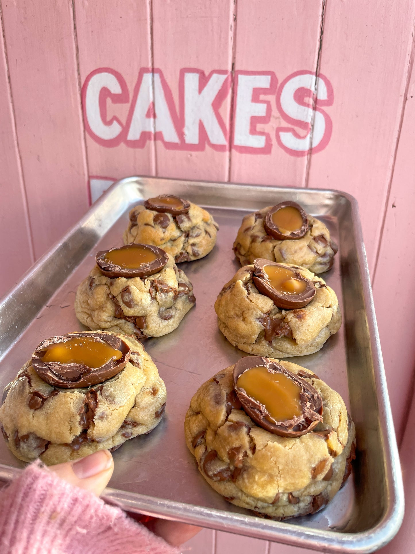 Caramel Egg Cookie