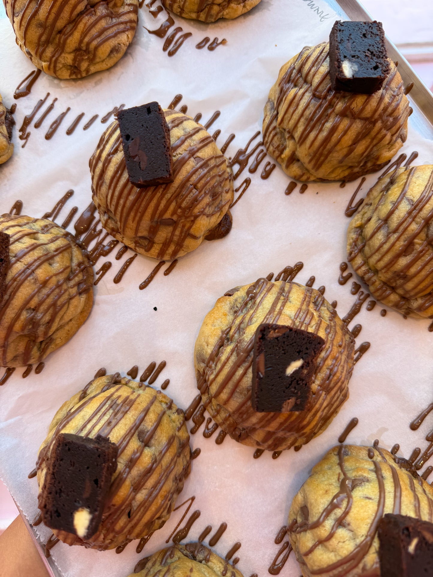 Brownie Stuffed Cookie