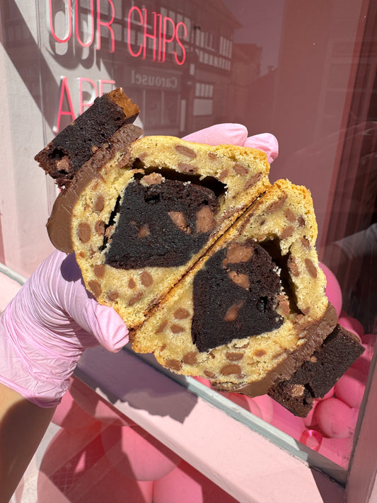 Brownie Stuffed Cookie