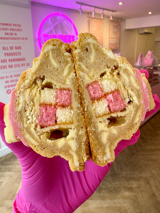 Battenberg Stuffed Cookie